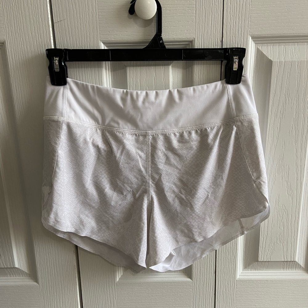 Athleta printed run with it short 3.5